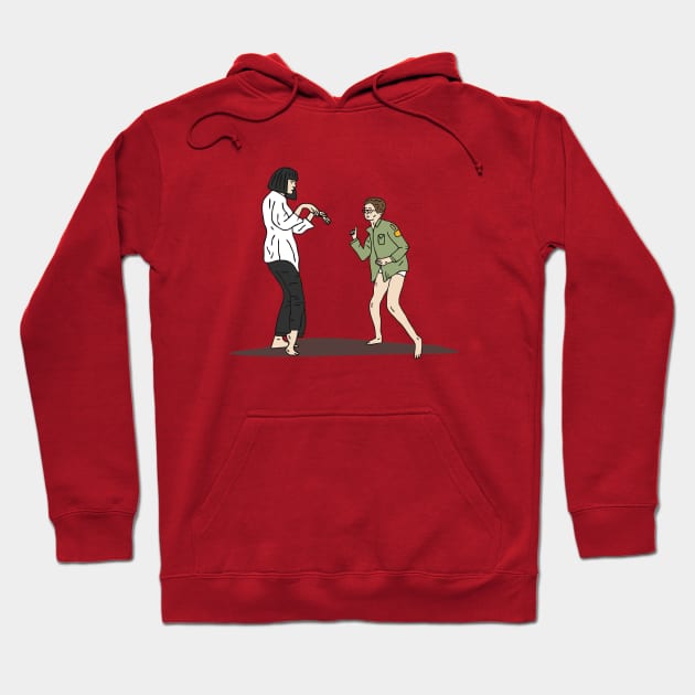 Pulp Fiction x Moonrise Kingdom Hoodie by grekhov